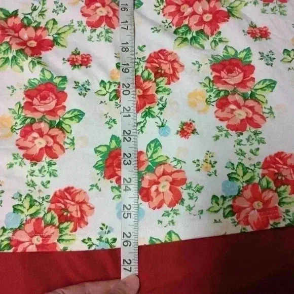 Pioneer Woman Floral Cabbage Rose 3/4 Sleeve Soft XXL Shirt Top Blouse - Picture 5 of 6